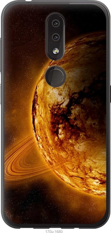 

Чехол на Nokia 4.2 Жёлтый Сатурн