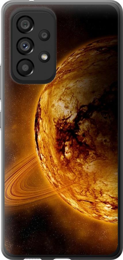 Чехол на Samsung Galaxy A53 A536E Жёлтый Сатурн