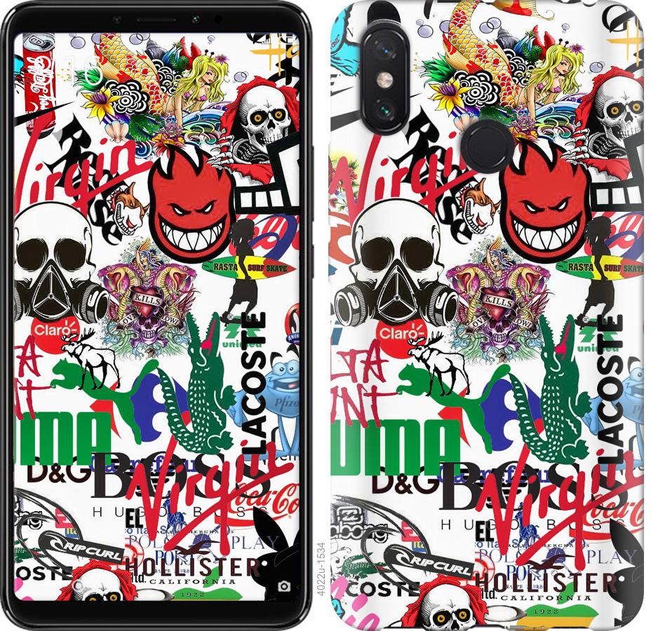 

Чохол на Xiaomi Redmi Note 8 Many different logos