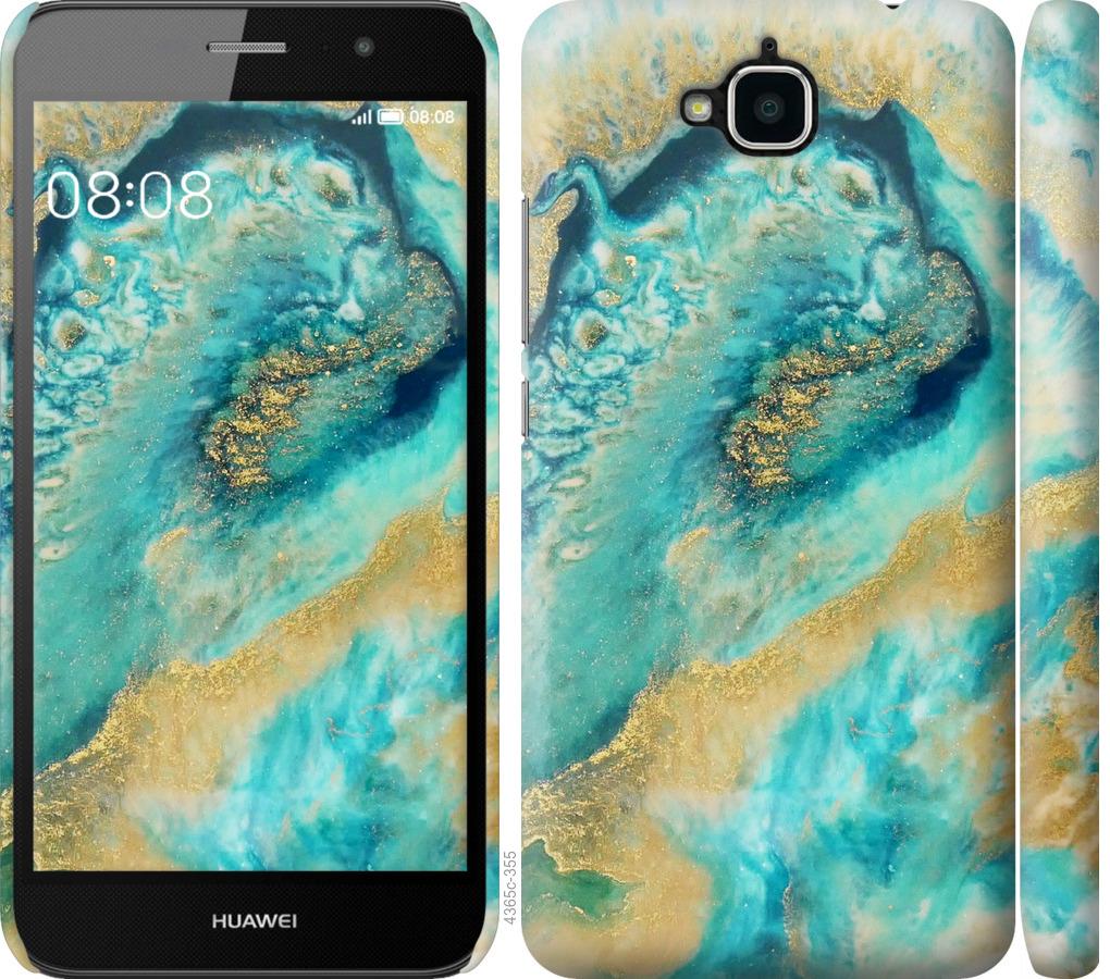 

Чохол на Huawei Y6 Pro Green marble