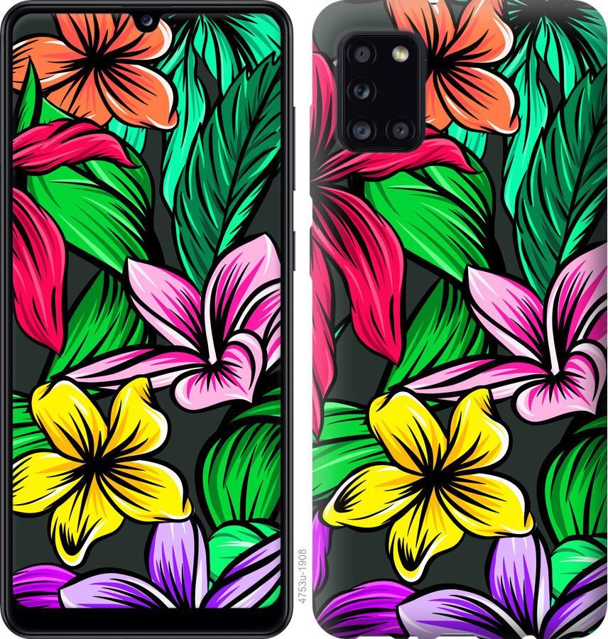 

Чехол на Huawei Y5p Тропические цветы 1