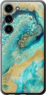 Чохол на Samsung Galaxy S23  Green marble