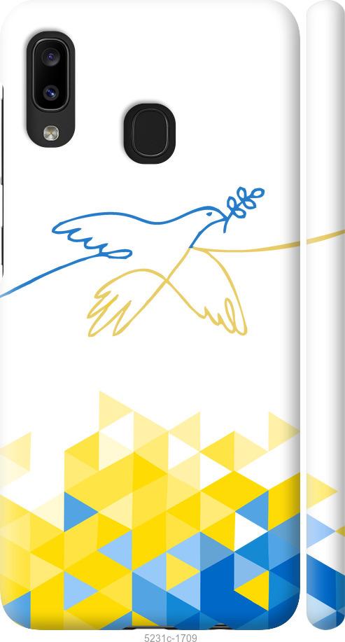 Чехол на Samsung Galaxy A20e A202F Птица мира