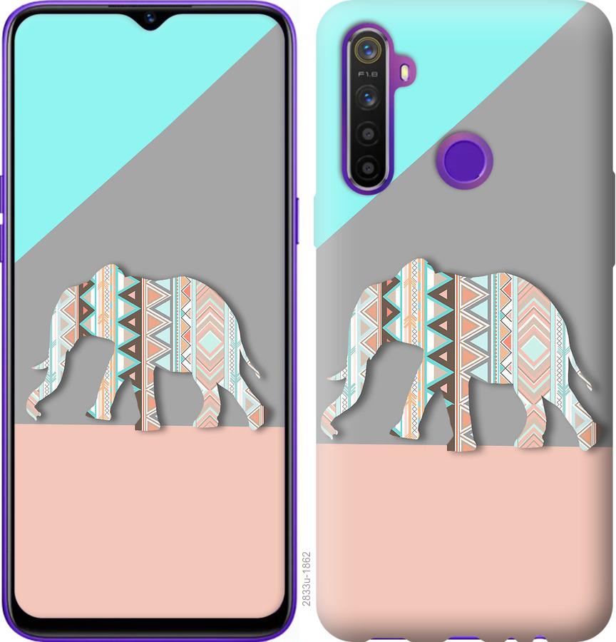 

Чохол на Realme 5 Візерунчастий слон