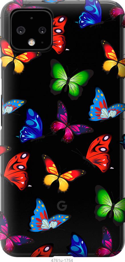 

Чехол на Google Pixel 4 XL Красочные мотыльки