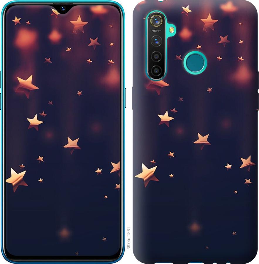 

Чехол на Realme 5 Pro Падающие звезды
