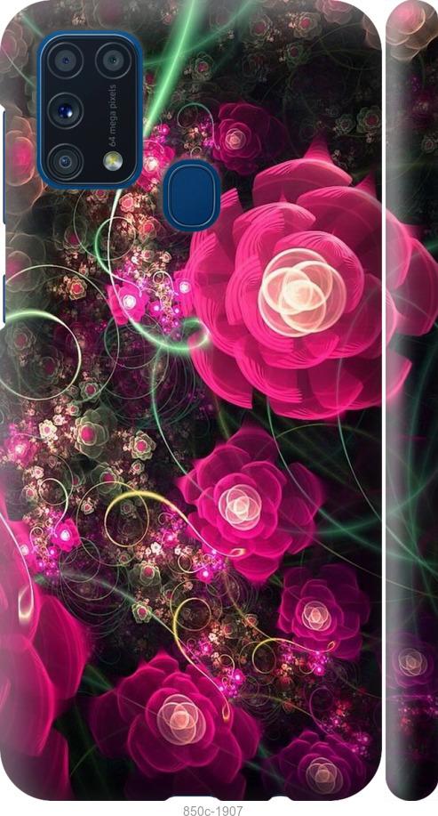 Чехол на Samsung Galaxy M31 M315F Абстрактные цветы 3