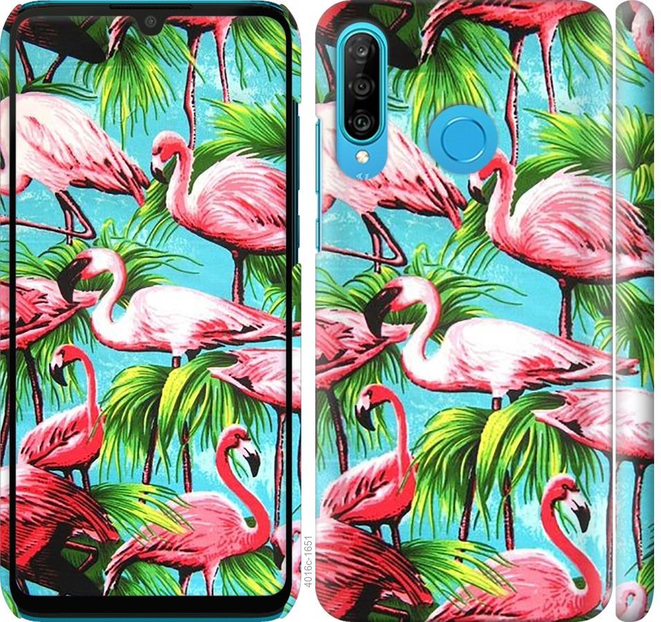

Чехол на Huawei P30 Lite Tropical background