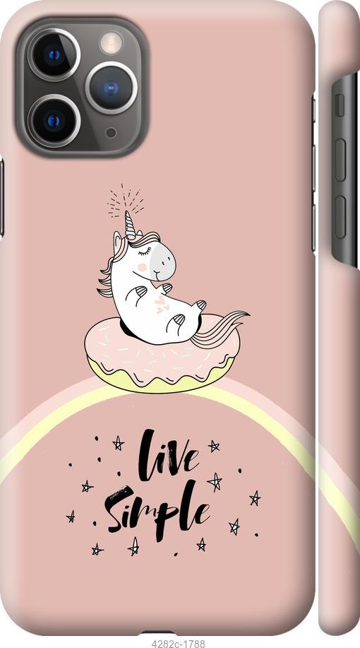 

Чехол на iPhone 11 Pro Единорожка в пончике