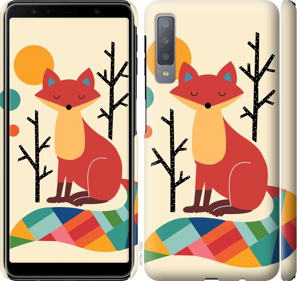 

Чехол на Samsung Galaxy A7 (2018) A750F Rainbow fox