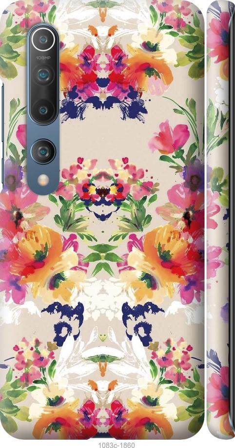 Чехол на Xiaomi Mi 10 Цветочный узор