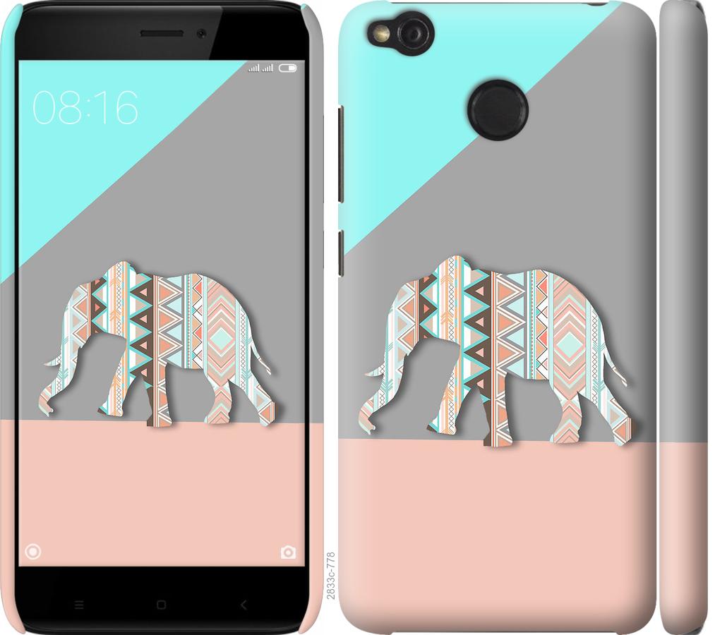 

Чохол на Xiaomi Redmi 4X Візерунчастий слон