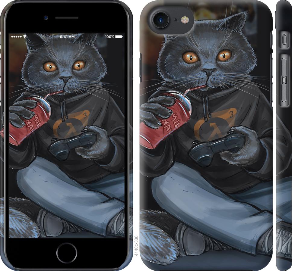 

Чехол на iPhone 8 gamer cat