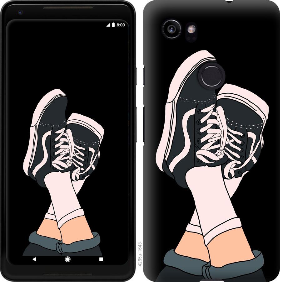 

Чехол на Google PixeL 2 XL Кеды