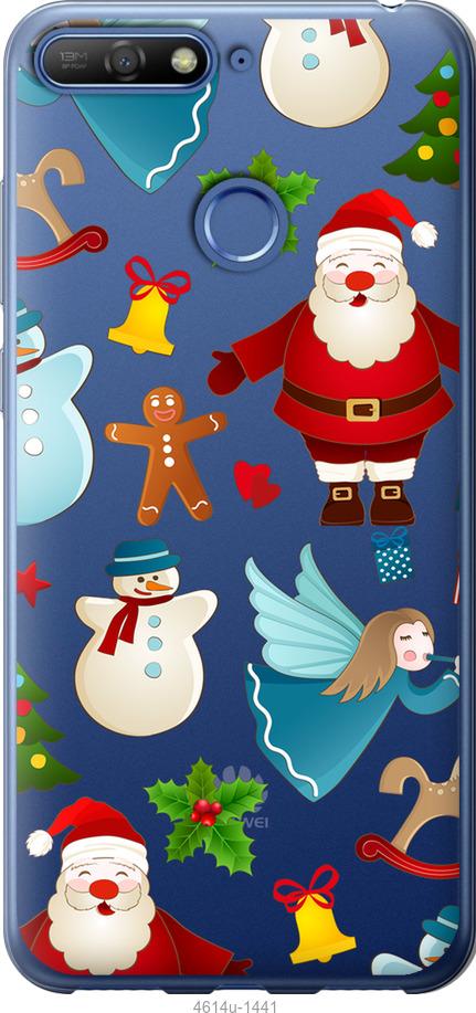 

Чехол на Huawei Y6 Prime 2018 Новогодний 1