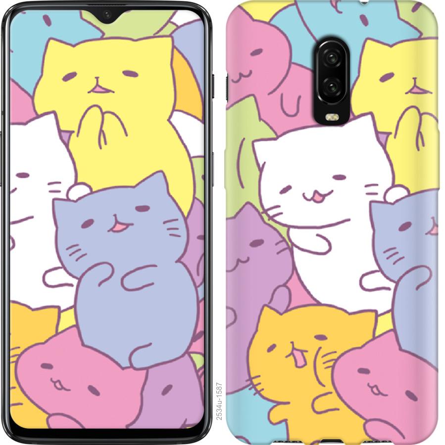 

Чехол на OnePlus 6T Котики