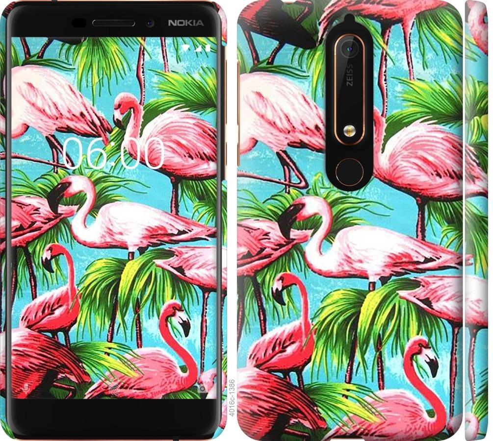 

Чехол на Nokia 6.1 Tropical background