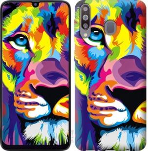 

Чохол на Samsung Galaxy M30 Різнобарвний лев