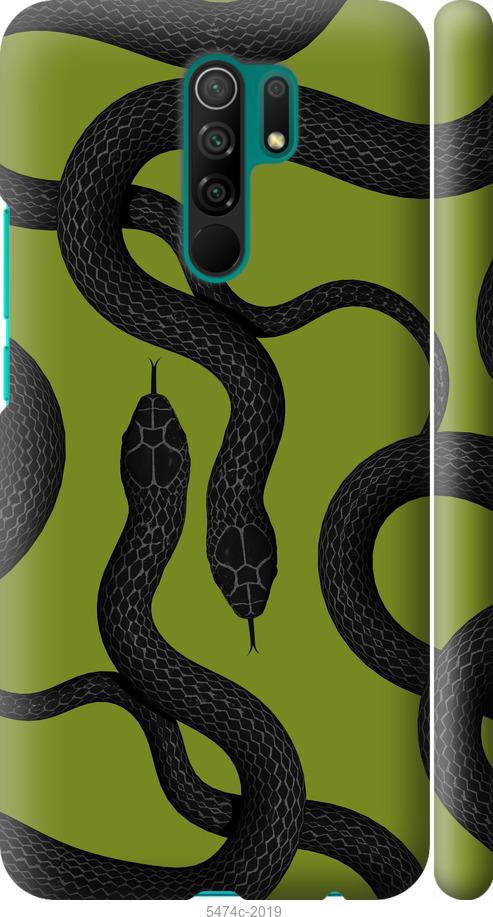

Чехол на Xiaomi Redmi 9 Змеи v2
