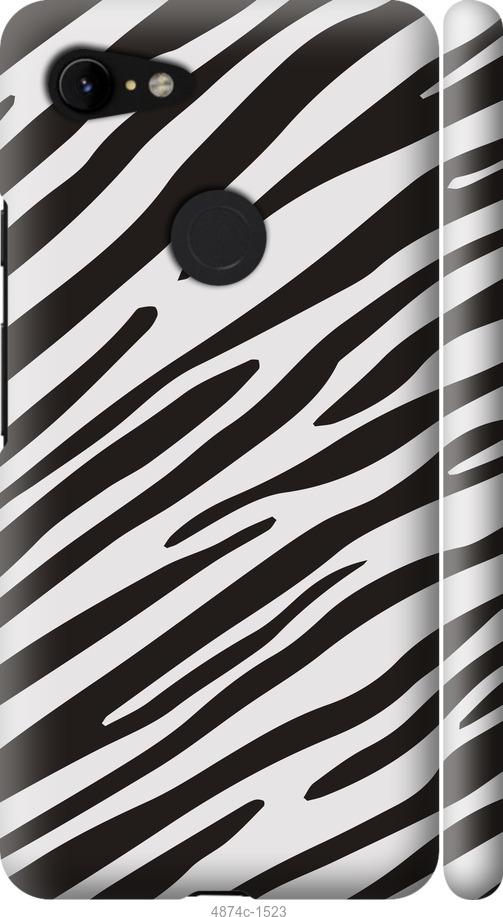 

Чехол на Google Pixel 3 XL Классическая зебра