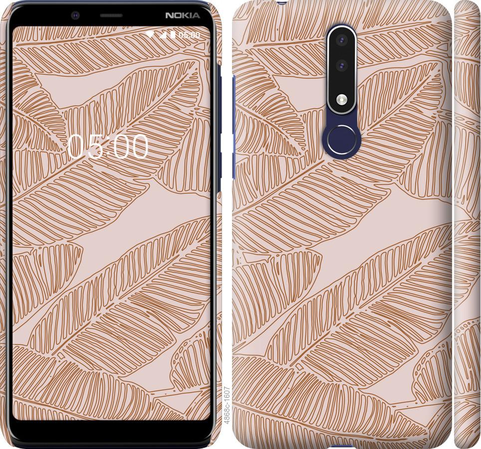 

Чехол на Nokia 3.1 Plus Листья банана