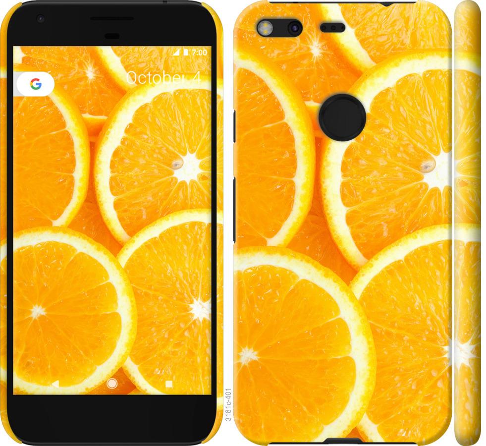 

Чохол на Google Pixel XL часточки апельсина
