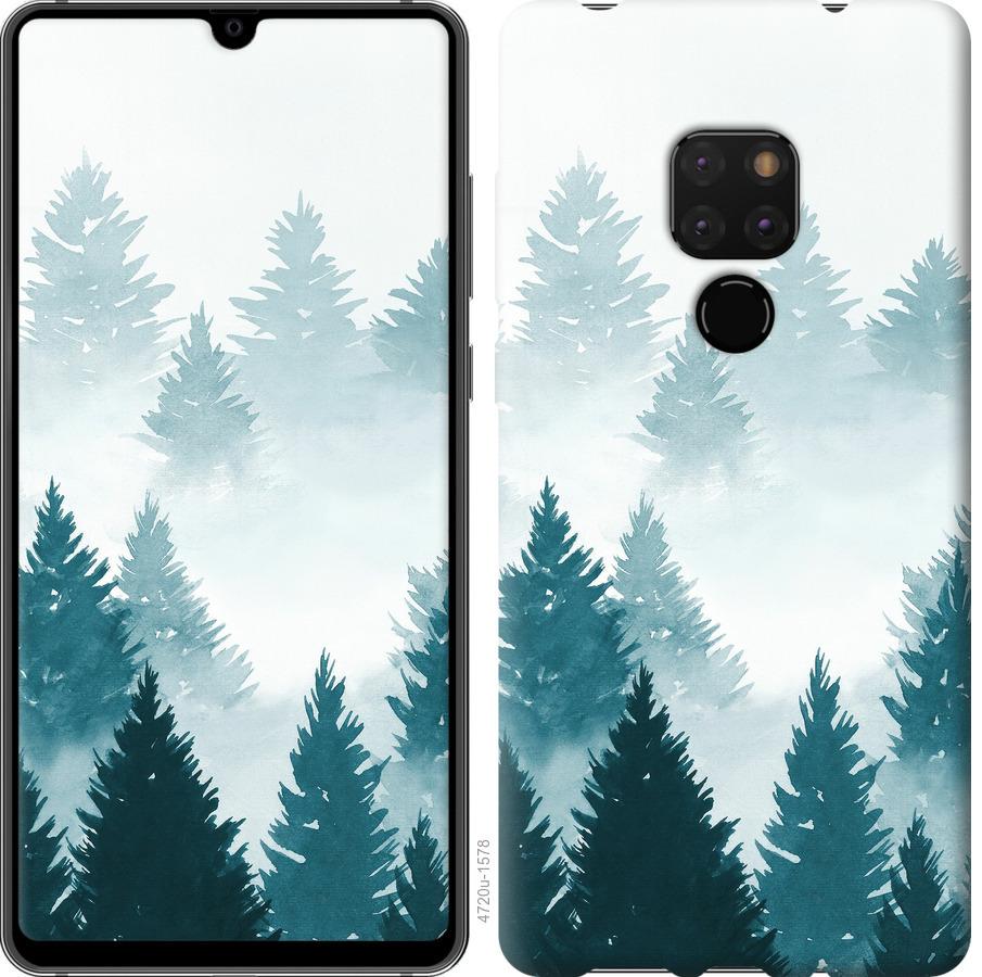 

Чохол на Huawei Mate 20 Акварельні Ялинки