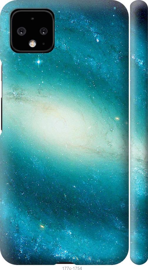 

Чехол на Google Pixel 4 XL Голубая галактика