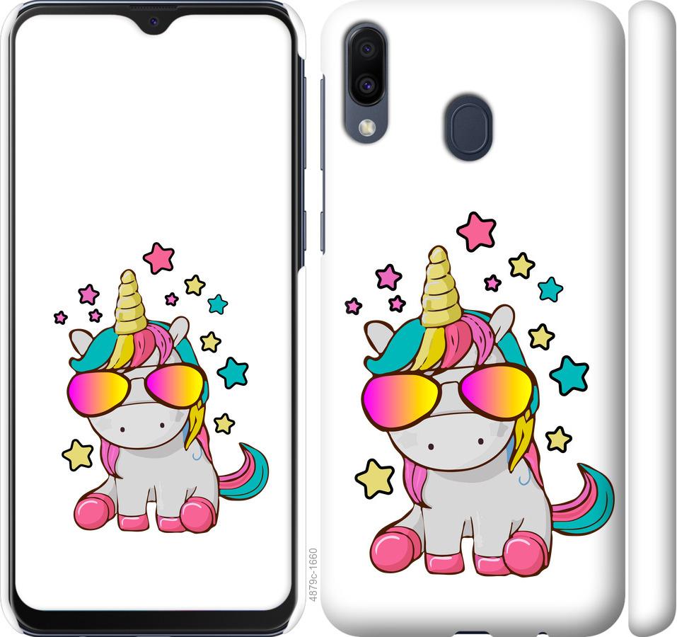

Чехол на Samsung Galaxy M20 Единорог в очках