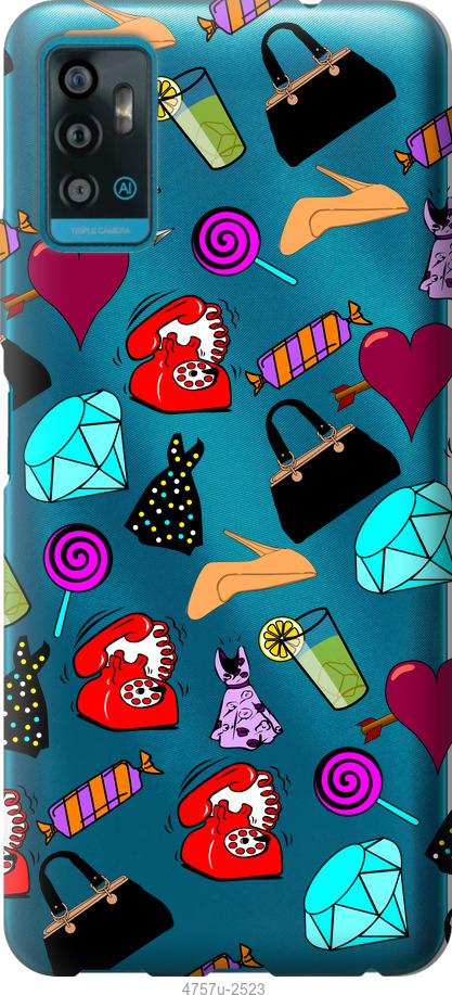 

Чохол на ZTE Blade A71 stickers