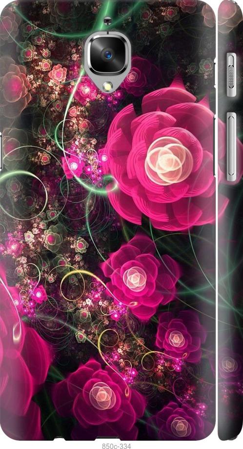 

Чехол на OnePlus 3 Абстрактные цветы 3