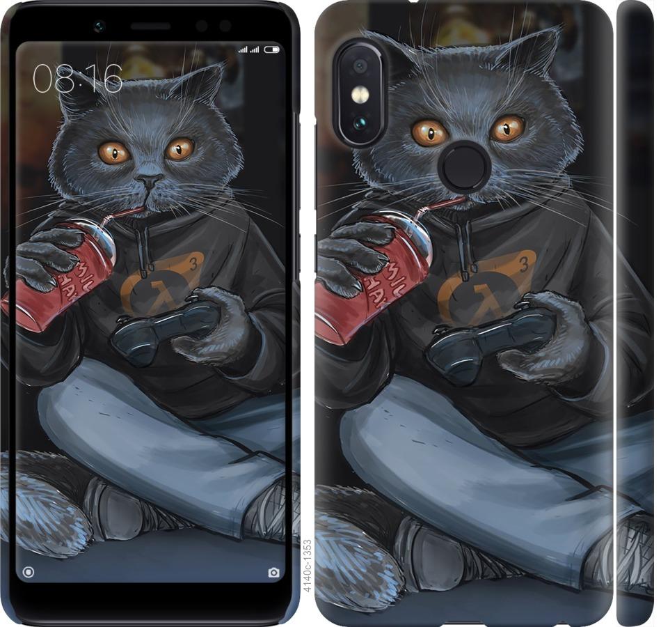 

Чехол на Xiaomi Redmi Note 5 Pro gamer cat