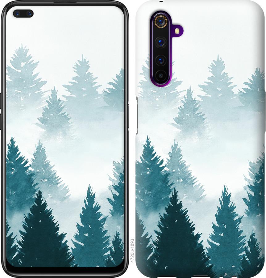 

Чохол на Realme 6 Pro Акварельні Ялинки