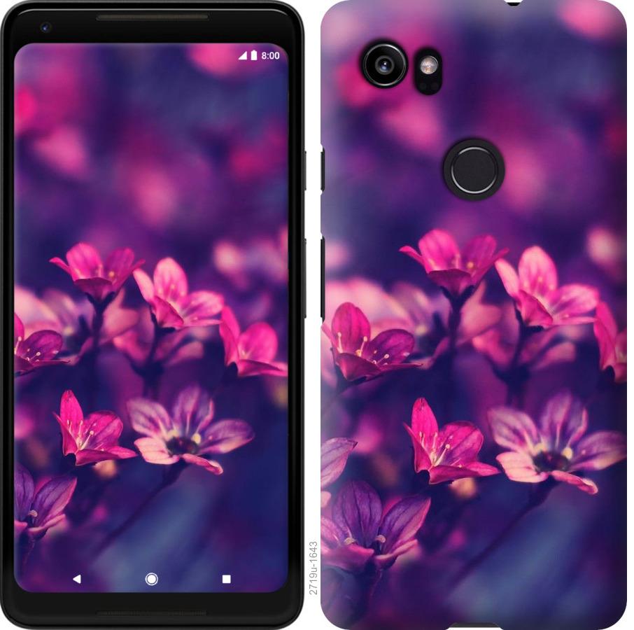 

Чохол на Google PixeL 2 XL Пурпурні квіти