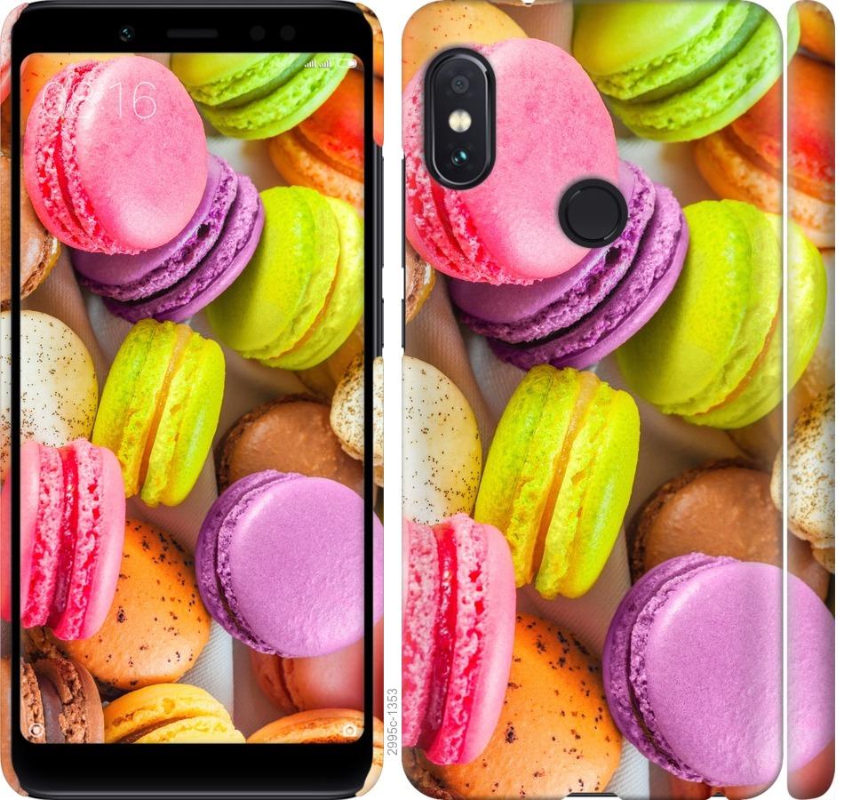 

Чехол на Xiaomi Redmi Note 5 Pro Макаруны