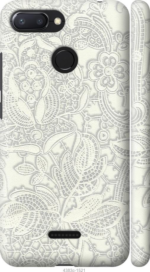 

Чехол на Xiaomi Redmi 6 Белое кружево