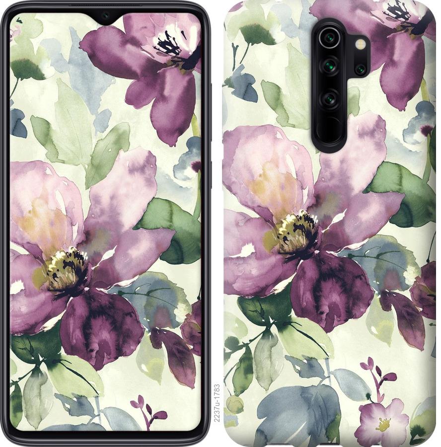 

Чохол на Xiaomi Redmi 9 Квіти аквареллю