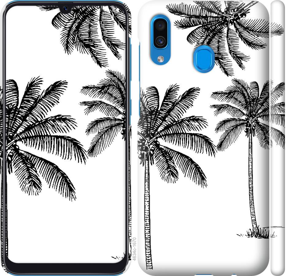 Чехол на Samsung Galaxy A20 2019 A205F Пальмы1