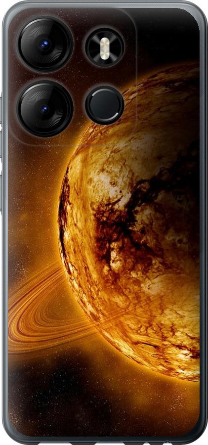 

Чохол на Tecno Spark Go 2023 BF7 Жовтий Сатурн