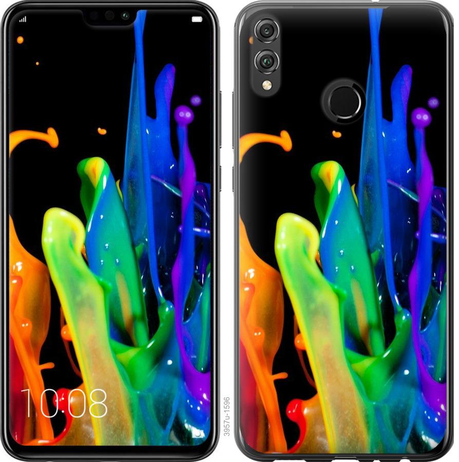 

Чохол на Huawei Honor 8X бризки фарби