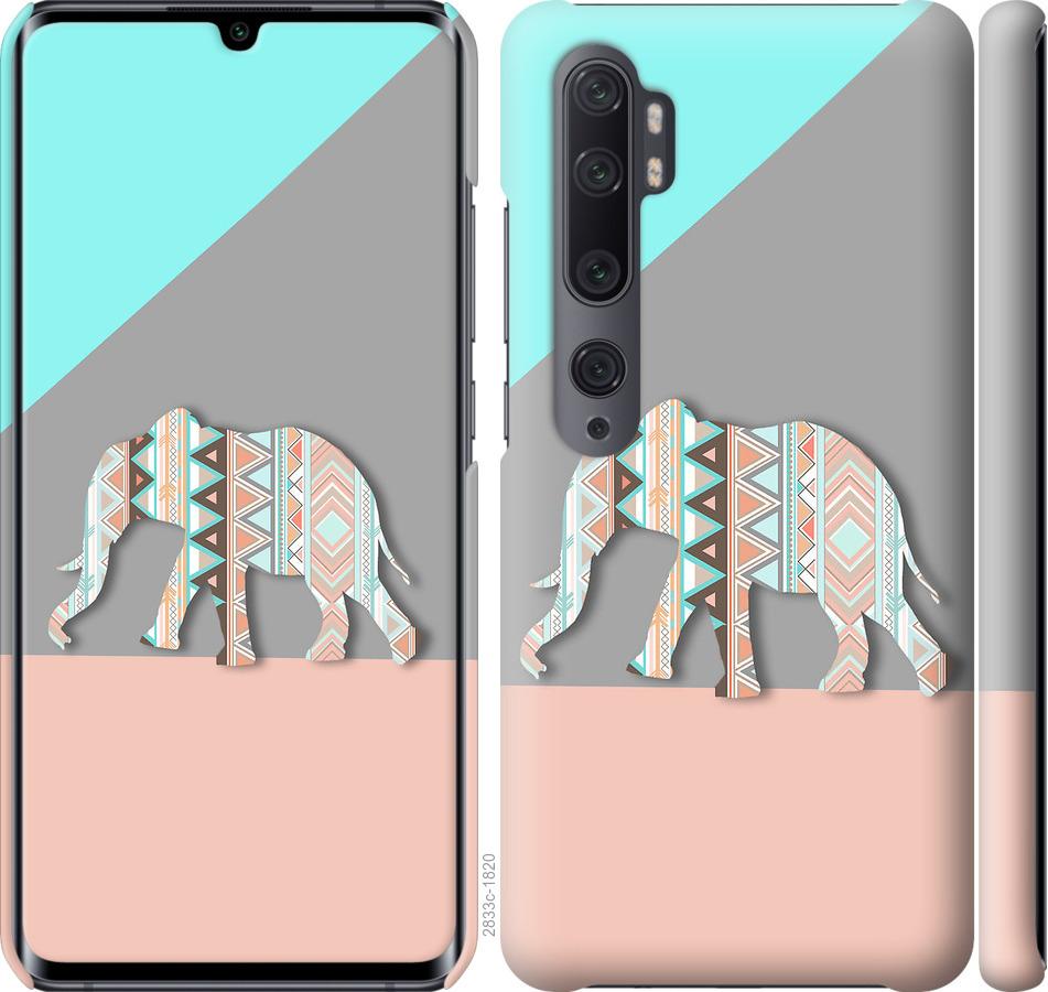 

Чохол на Xiaomi Mi Note 10 Візерунчастий слон