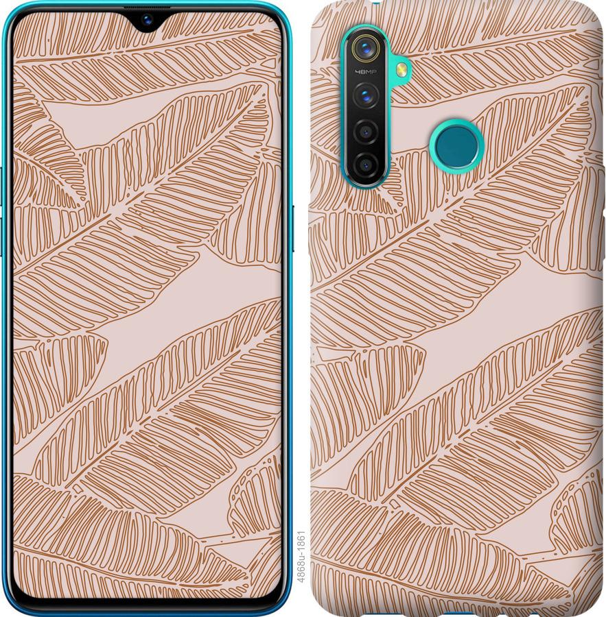 

Чохол на Realme 5 Pro Листя банана