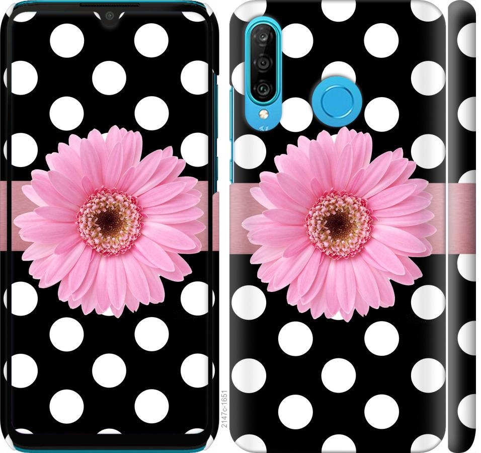 

Чохол на Huawei P30 Lite горошок 2