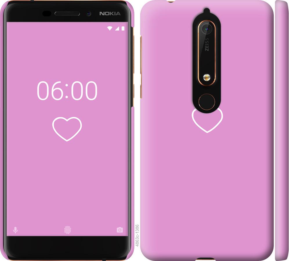 

Чохол на Nokia 6.1 серце 2