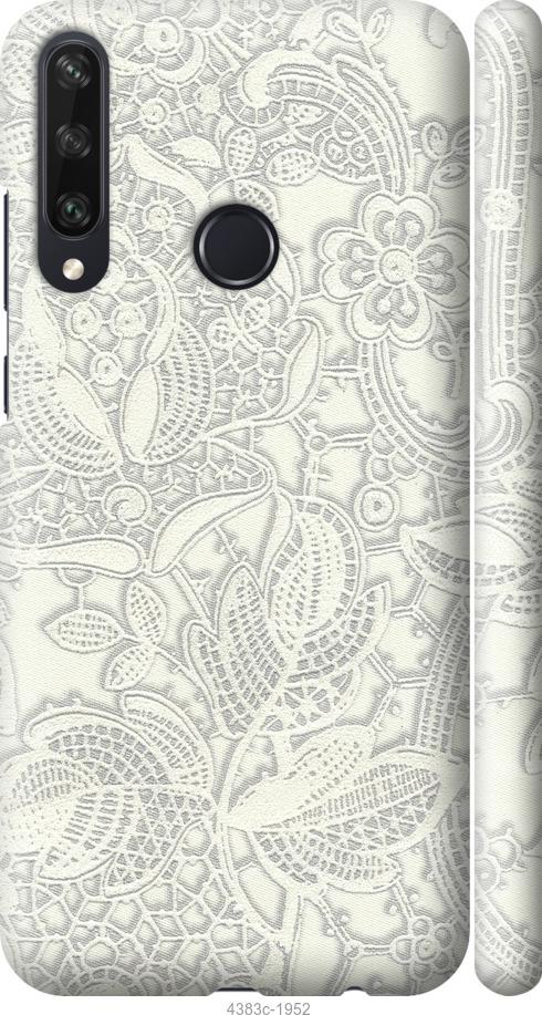 

Чехол на Huawei Y6p Белое кружево
