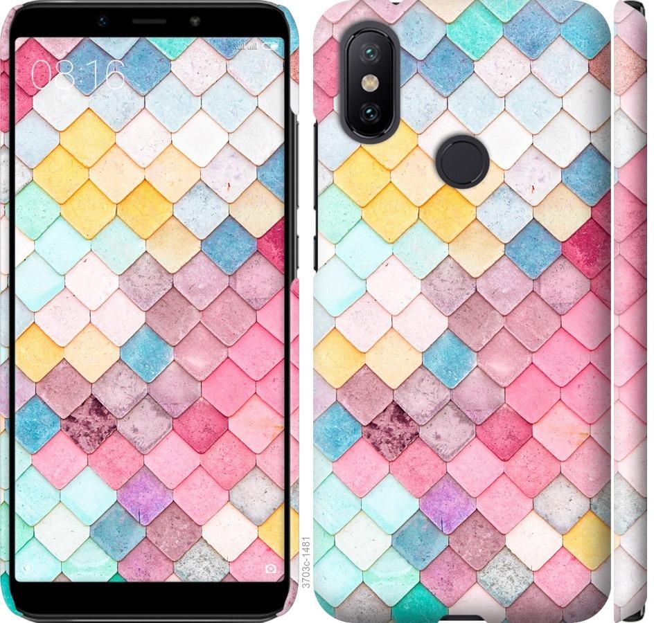

Чехол на Xiaomi Mi A2 Красочная черепица