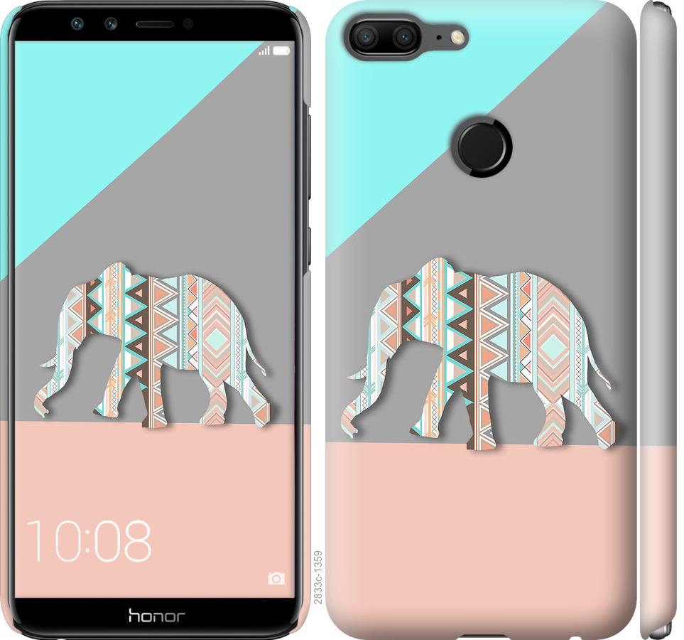 

Чохол на Huawei Honor 9 Lite Візерунчастий слон