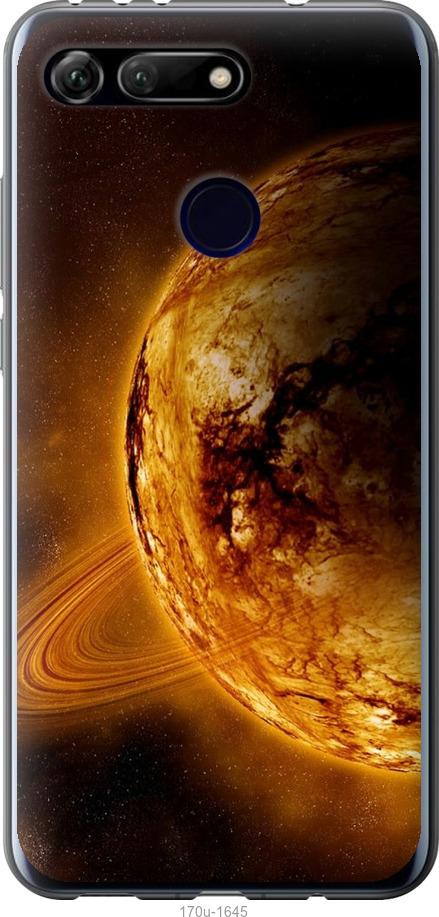 

Чехол на Huawei Honor View 20 Жёлтый Сатурн