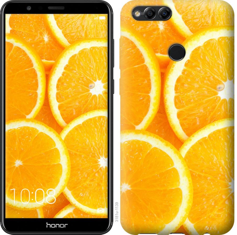 Чохол на Huawei Honor 7X Частки апельсина