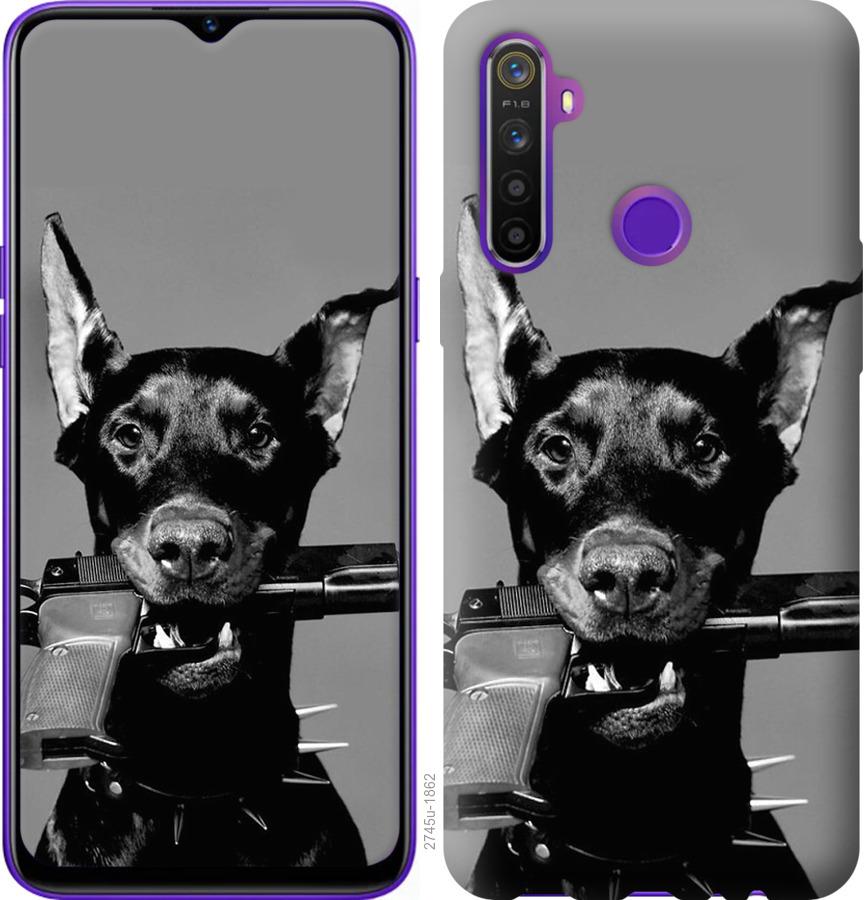 Чохол на Realme 5 Доберман